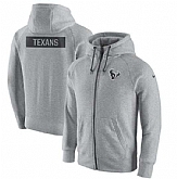 Men's Houston Texans Nike Gridiron Gray 2.0 Full-Zip Hoodie - Ash FengYun,baseball caps,new era cap wholesale,wholesale hats